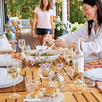 Alabaster White Dinner Set- | Mariposa