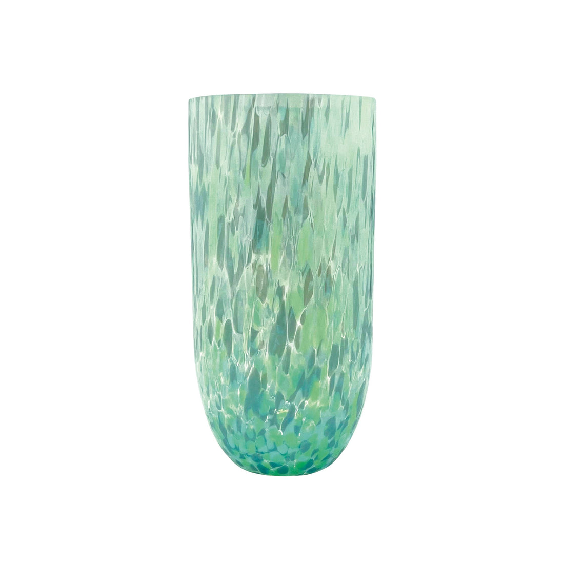 Sip Sip Pacific Blue Confetti Drinking Glass
