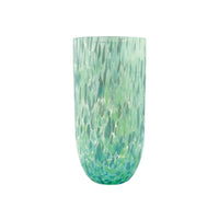 Sip Sip Pacific Blue Confetti Drinking Glass
