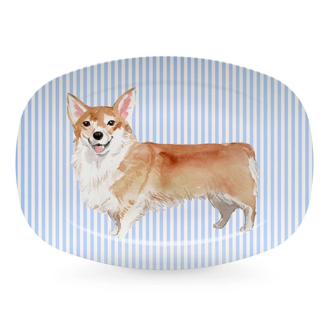 Best Friends Corgi Platter- | Mariposa