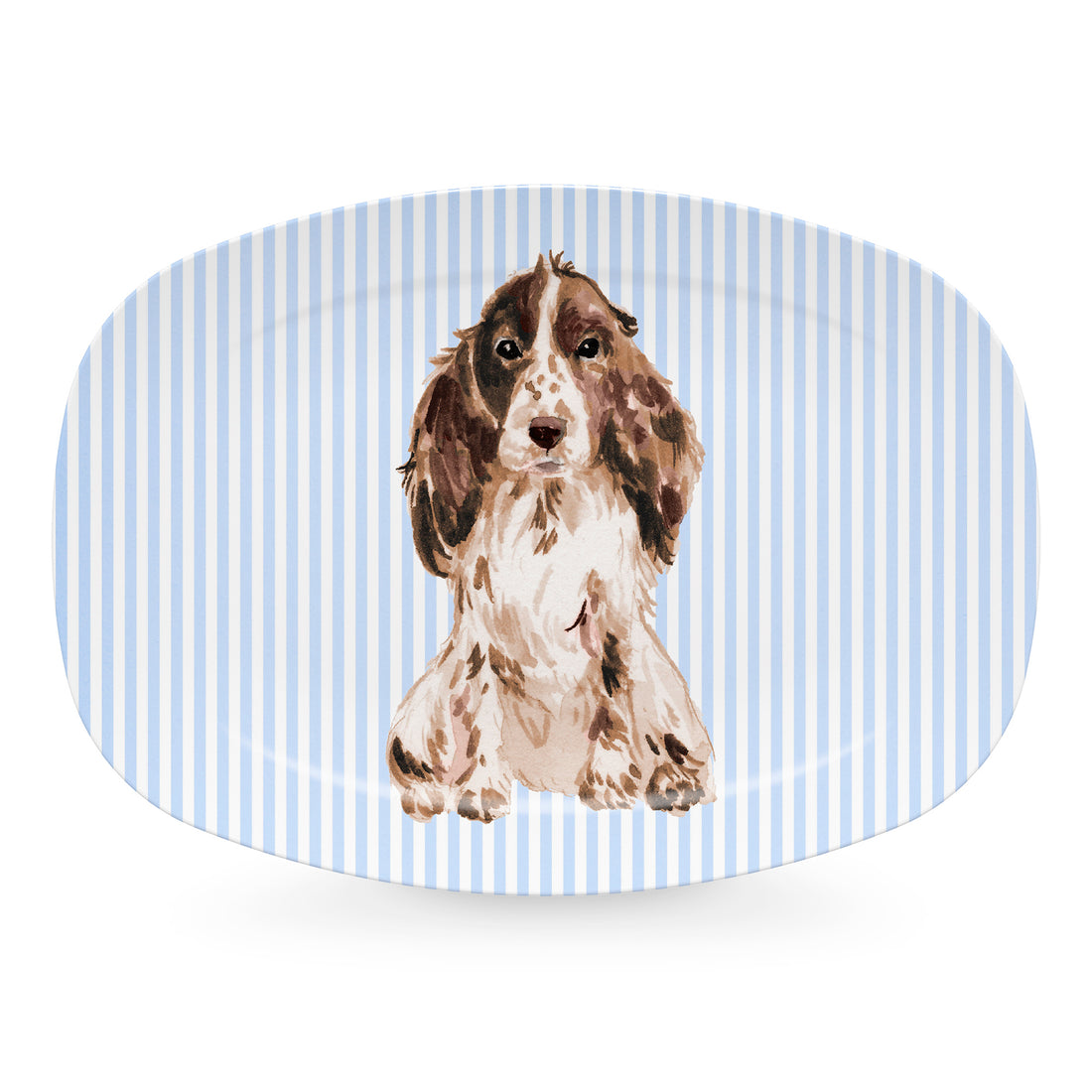 Best Friends Brown Cocker Spaniel Platter- | Mariposa