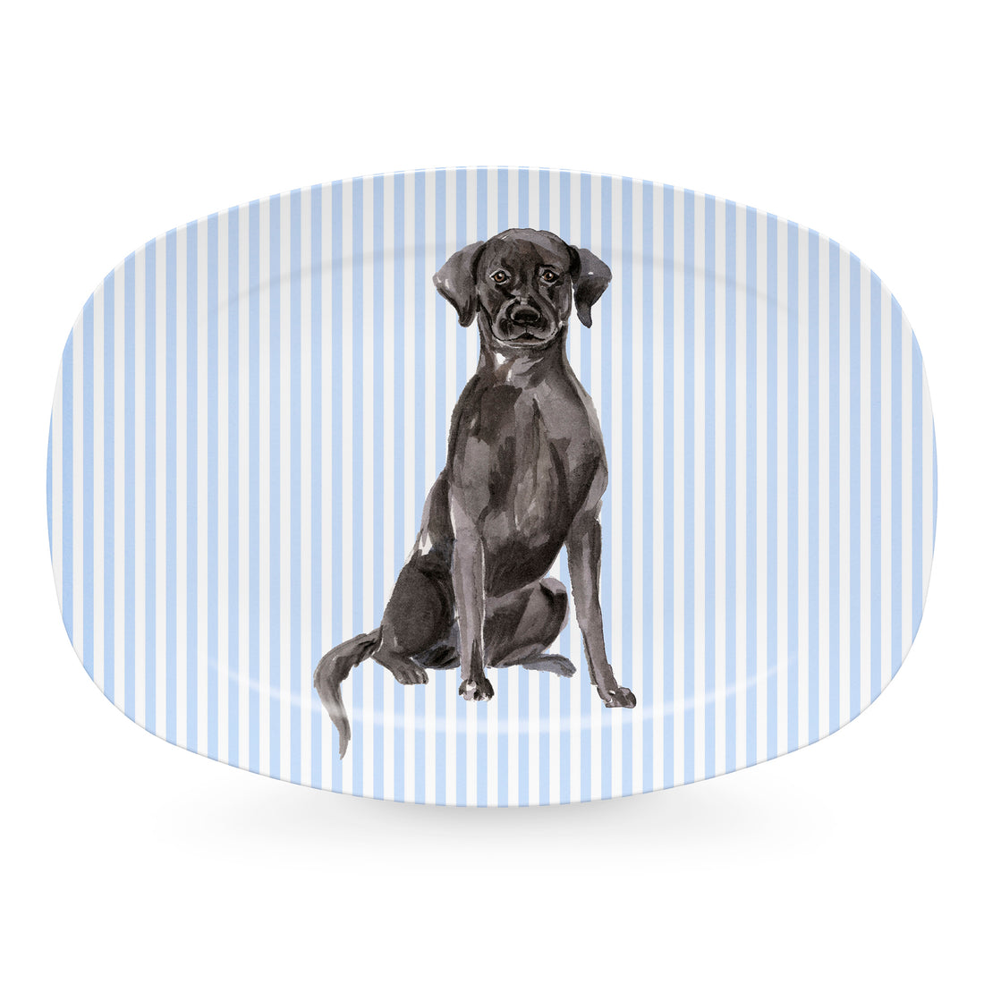 Best Friends Black Lab Platter- | Mariposa