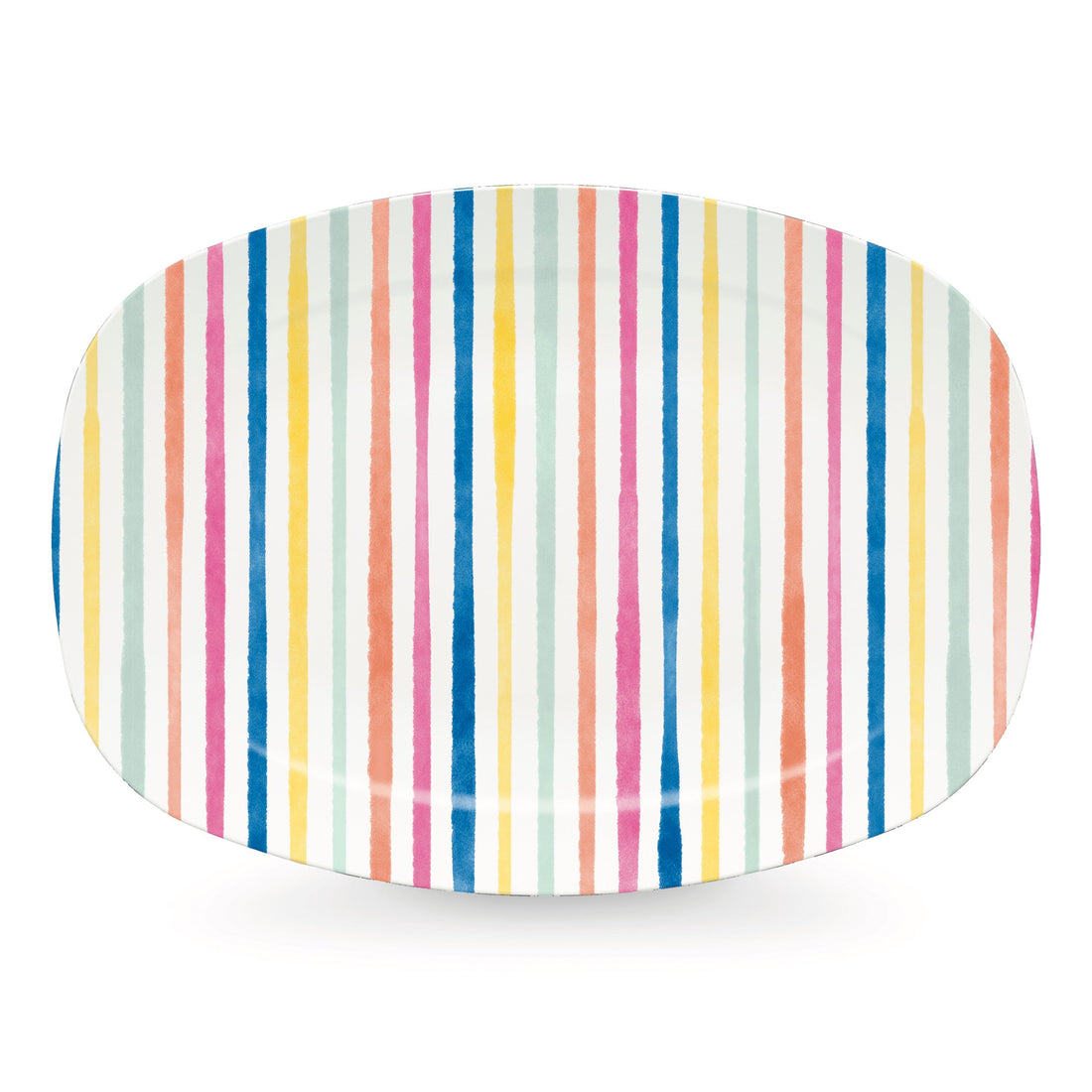 Plateau de confettis à rayures simples