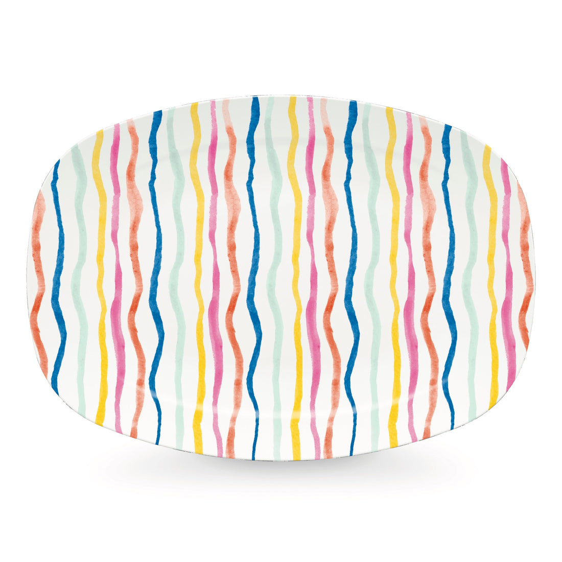 Plateau Tease à rayures confettis