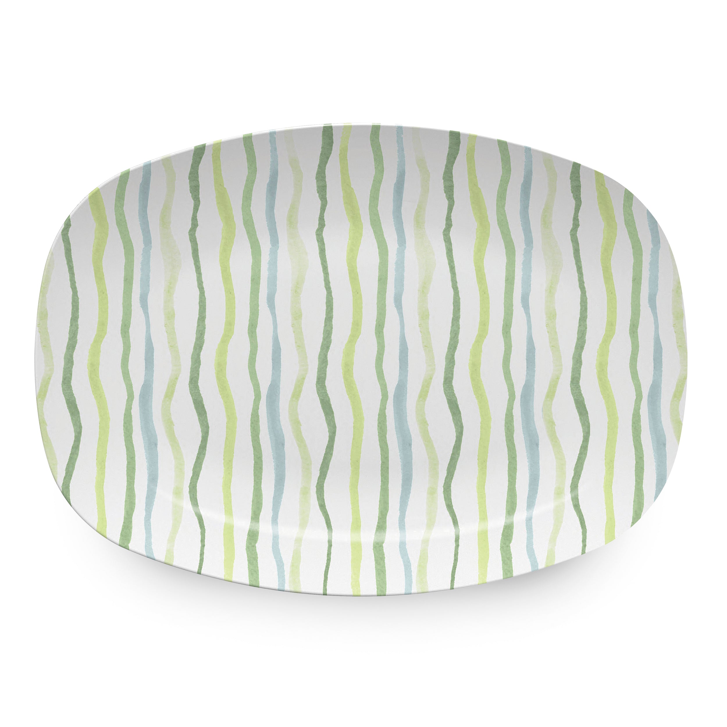 Mariposa Simple Stripes Platter main image 1
