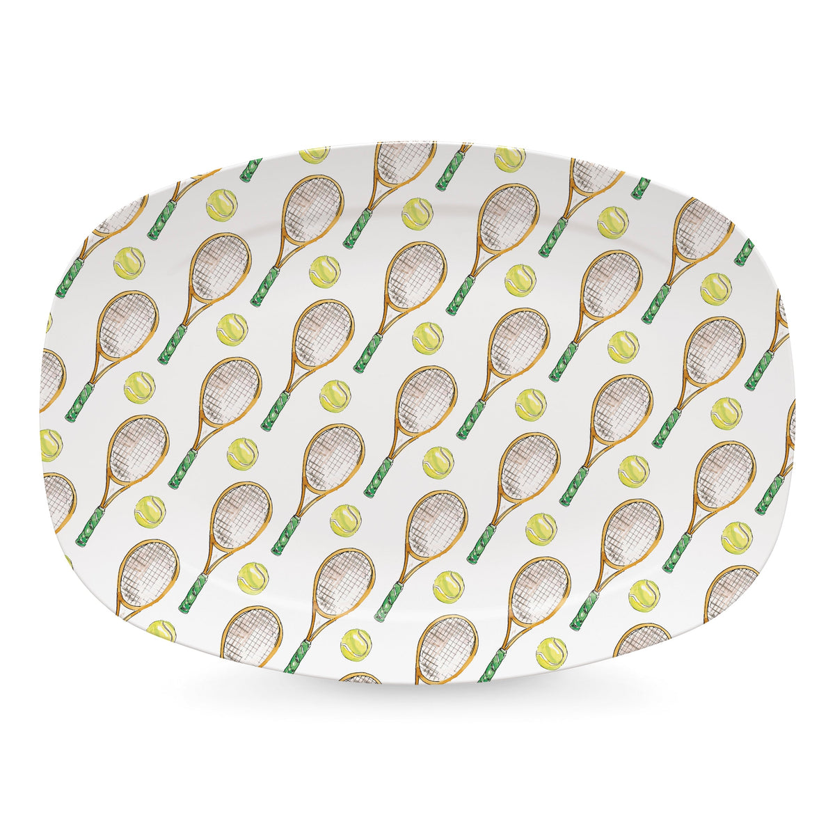 Tennis Racquet Platter – Mariposa