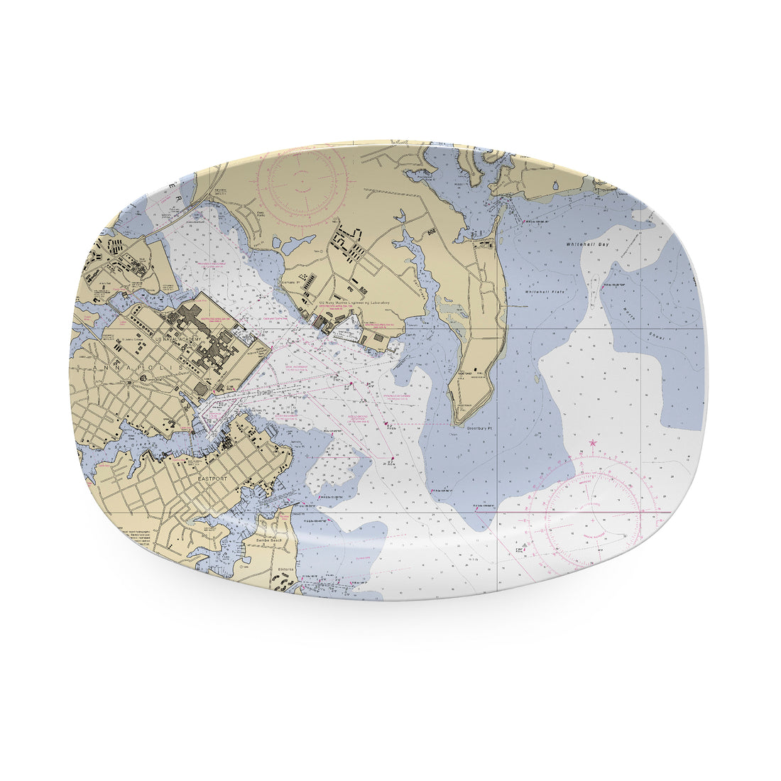 ANNAPOLIS Chart Platter- | Mariposa