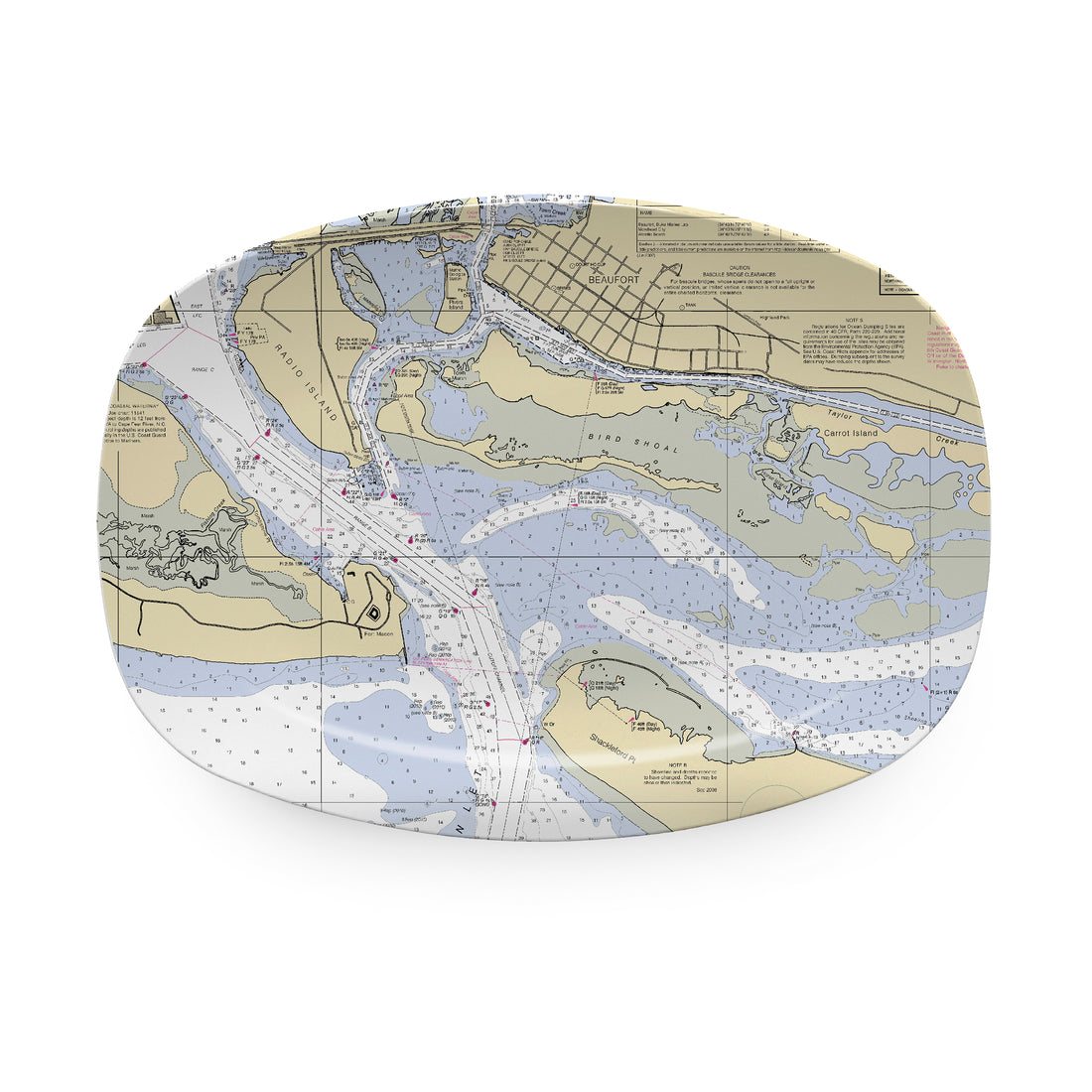 BEAUFORT Chart Platter- | Mariposa