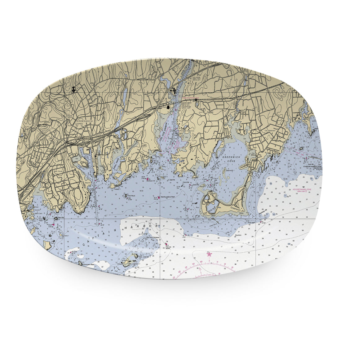 GREENWICH Chart Platter- | Mariposa