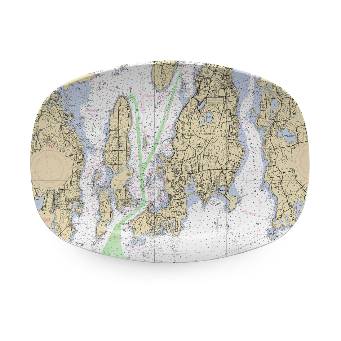 NEWPORT Chart Platter- | Mariposa