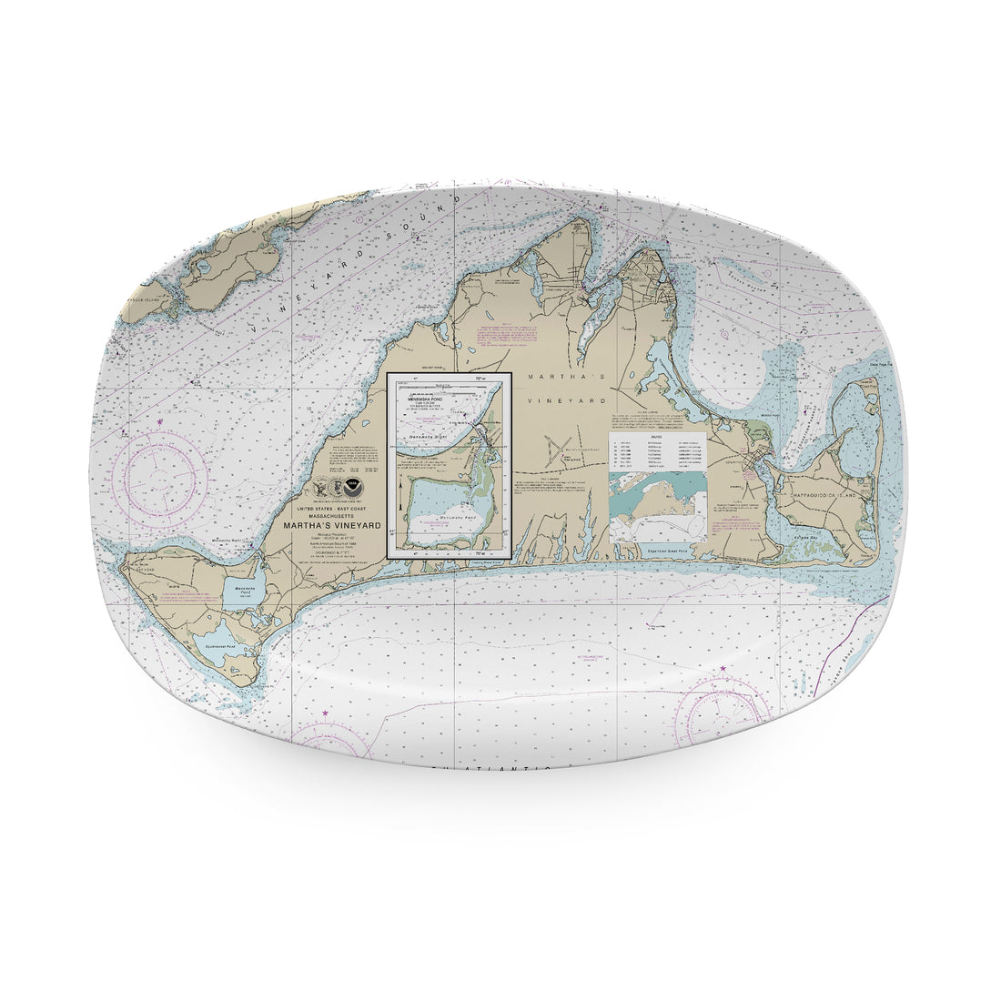 VINEYARD Chart Platter- | Mariposa