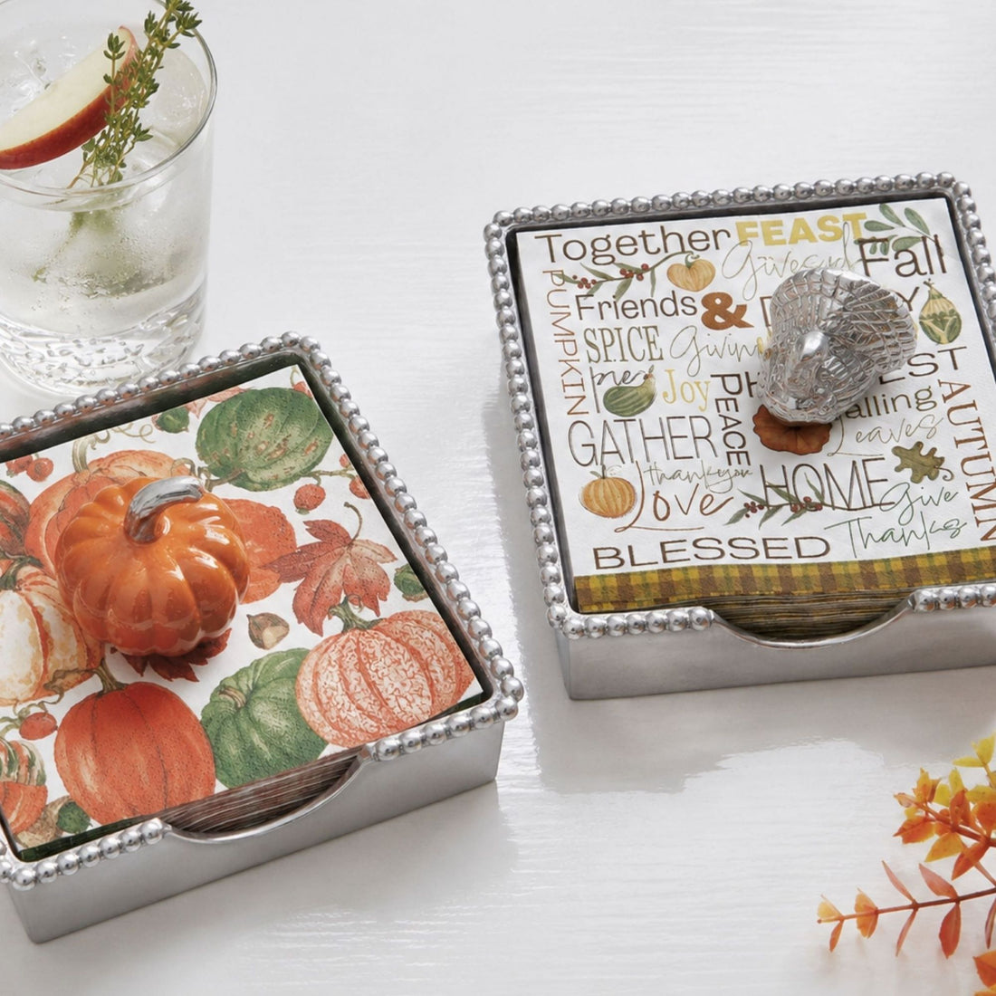 Turkey Beaded Napkin Box