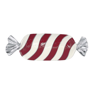 Red and White Candy Dish