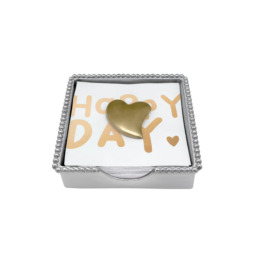 Gold Heart Napkin Weight