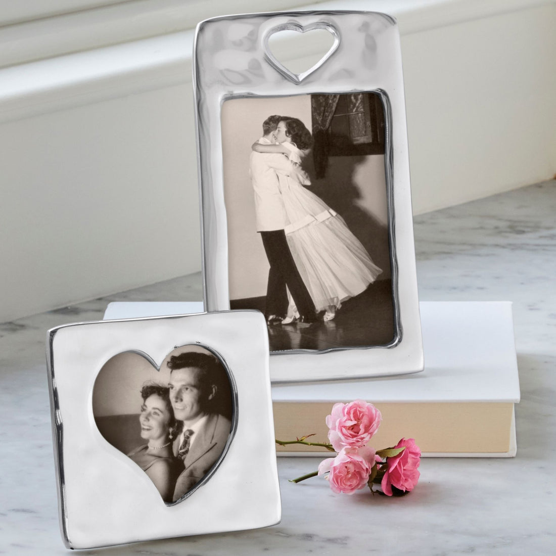 Small Square Open Heart Frame