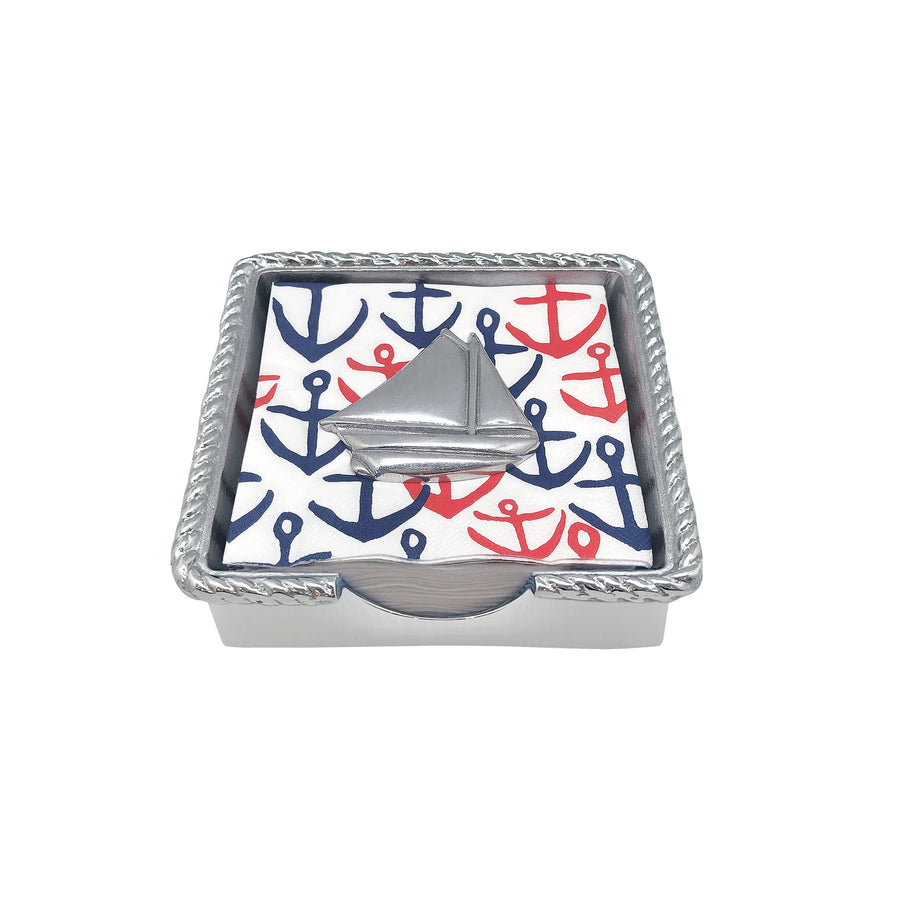 Sailboat Rope Napkin Box