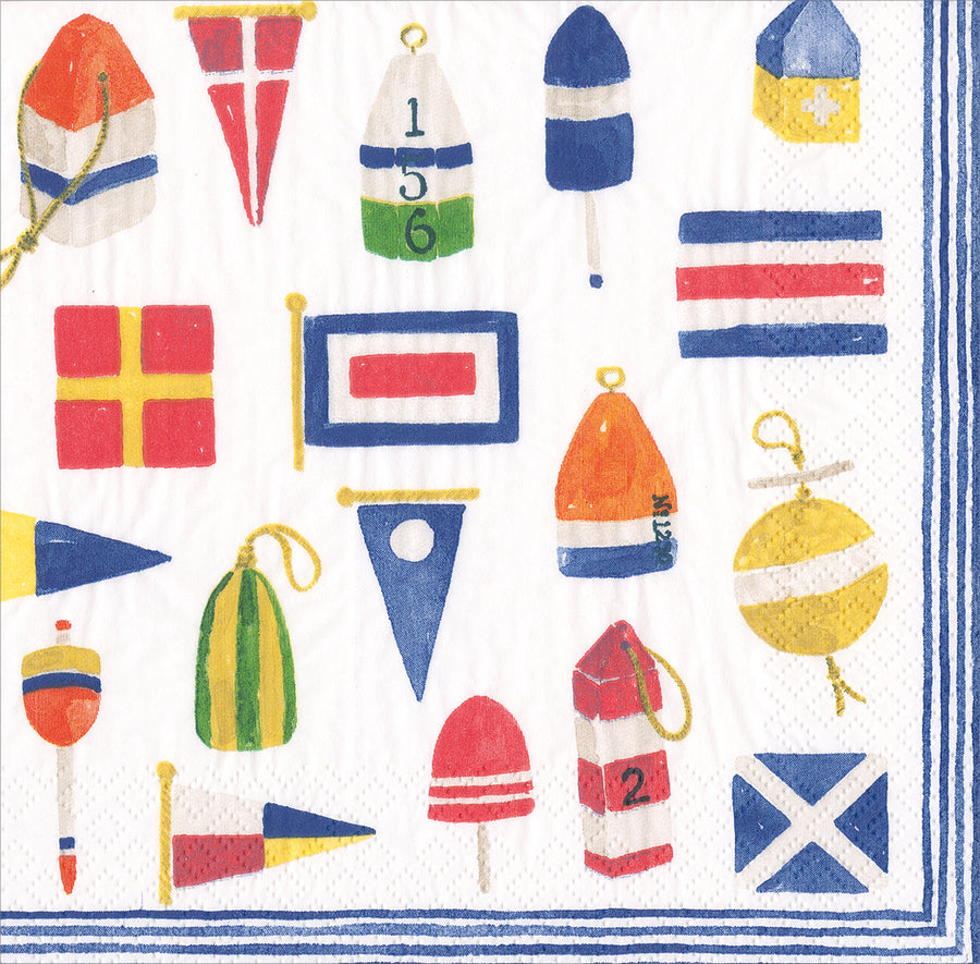 Nantucket Cocktail Napkin By Caspari