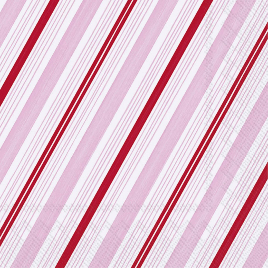 Peppermint Stripes Cocktail Napkin By Boston International