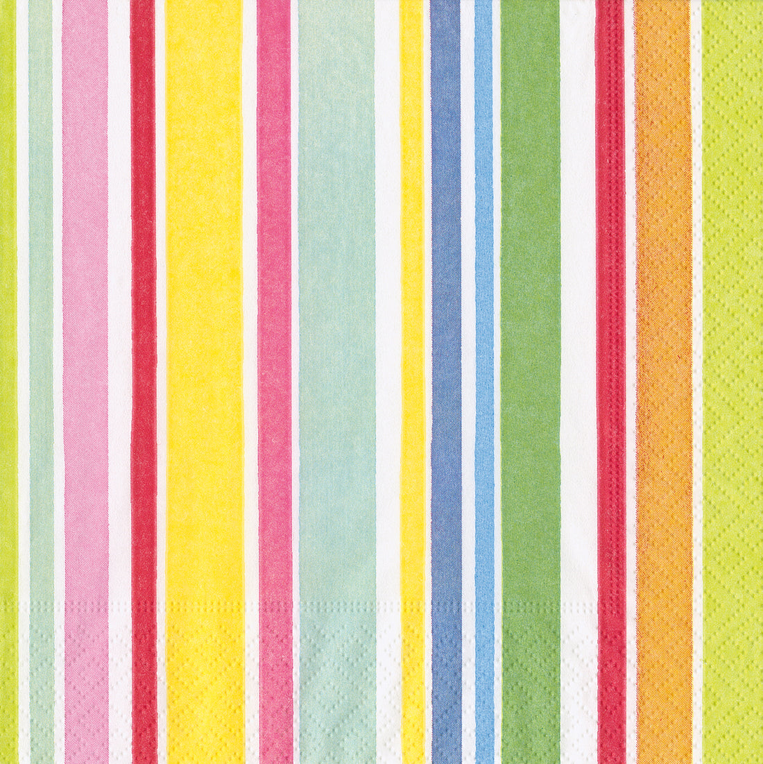 Cabana Stripe Cocktail Napkin By Caspari