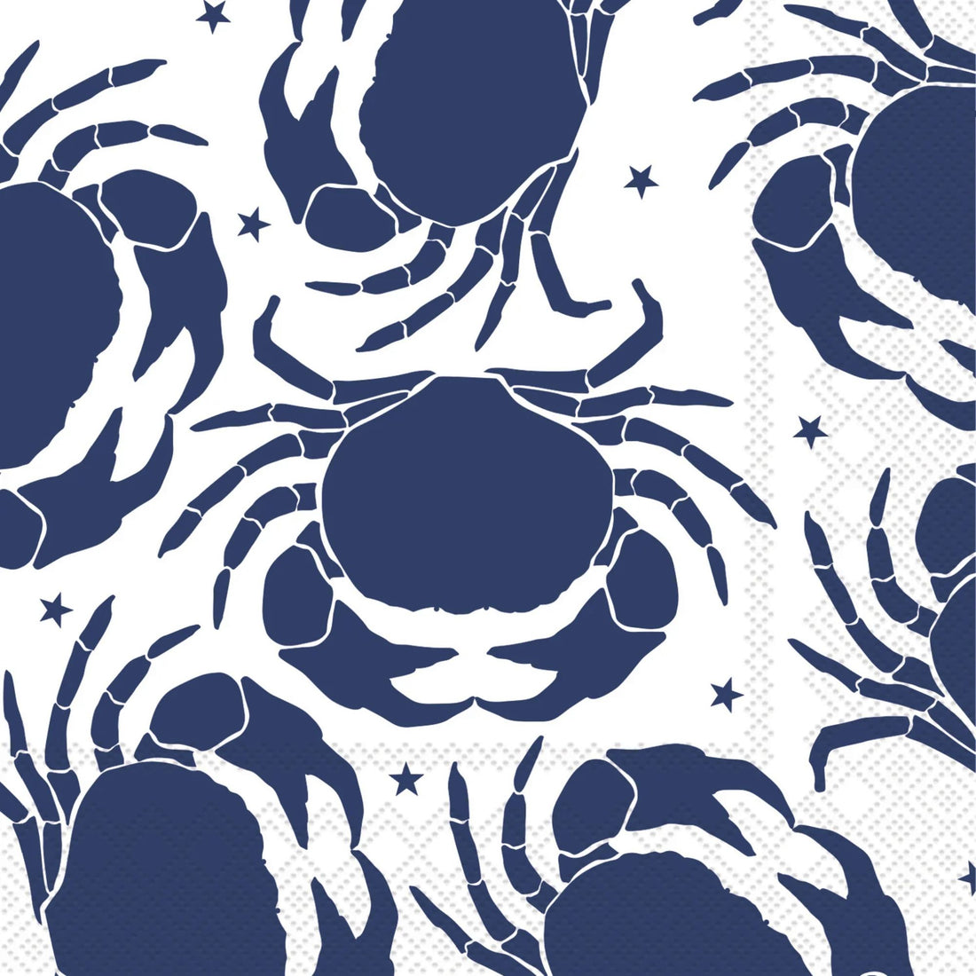 Navy Crabs Cocktail Napkins by Boston International