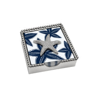 Boîte à serviettes en perles d'étoile de mer