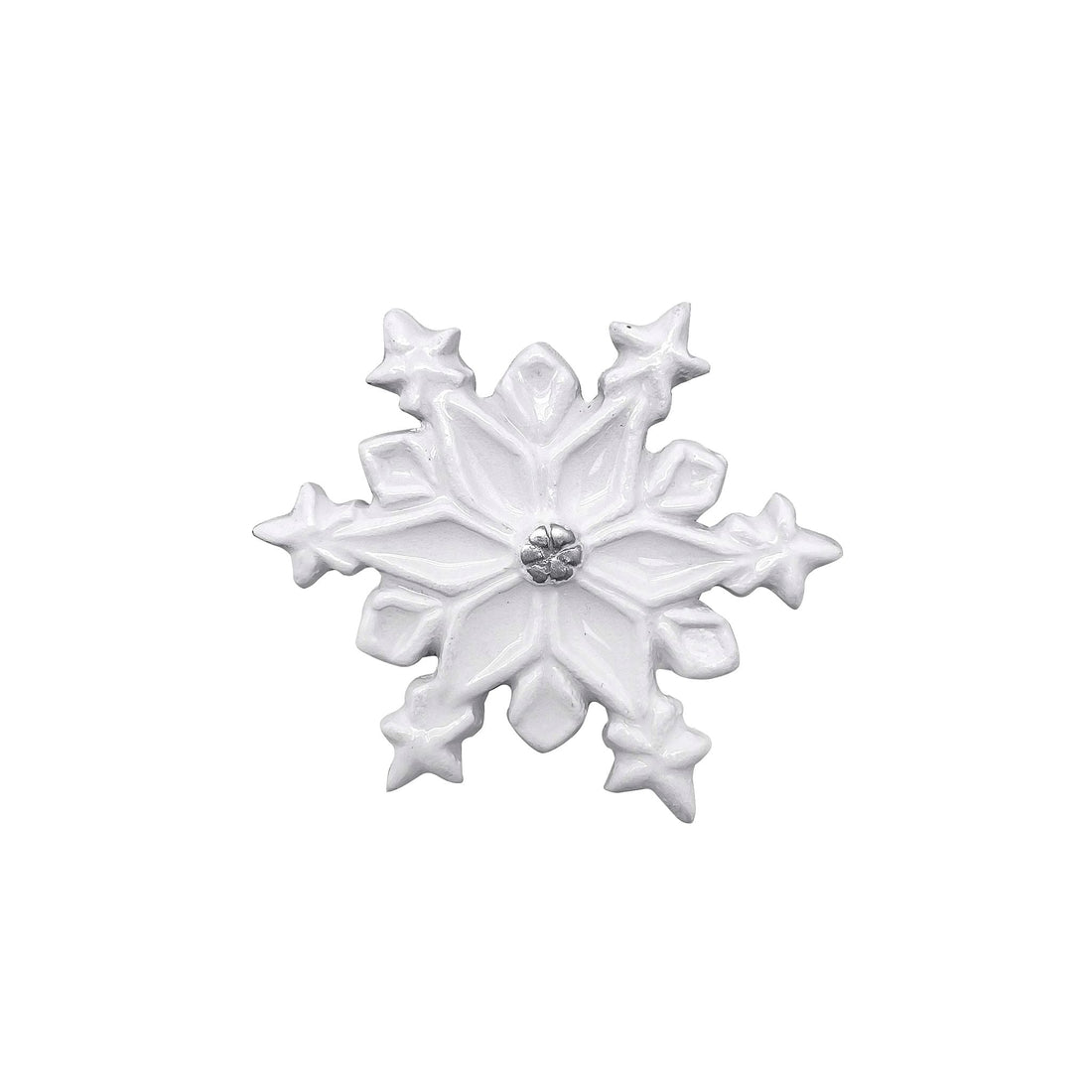 White Snowflake Napkin Weight