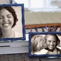 Bamboo Blue 5x7 Frame