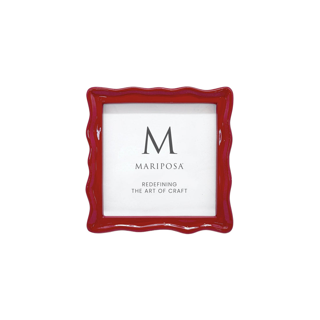 Wavy Red 4x4 Frame