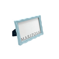 Wavy Dusty Blue 4x6 Frame