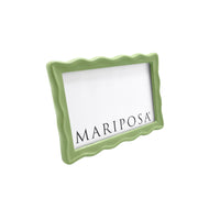 Cadre 4x6 vert ondulé