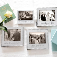 ET AINSI L’AVENTURE COMMENCE Cadre perlé 5x7