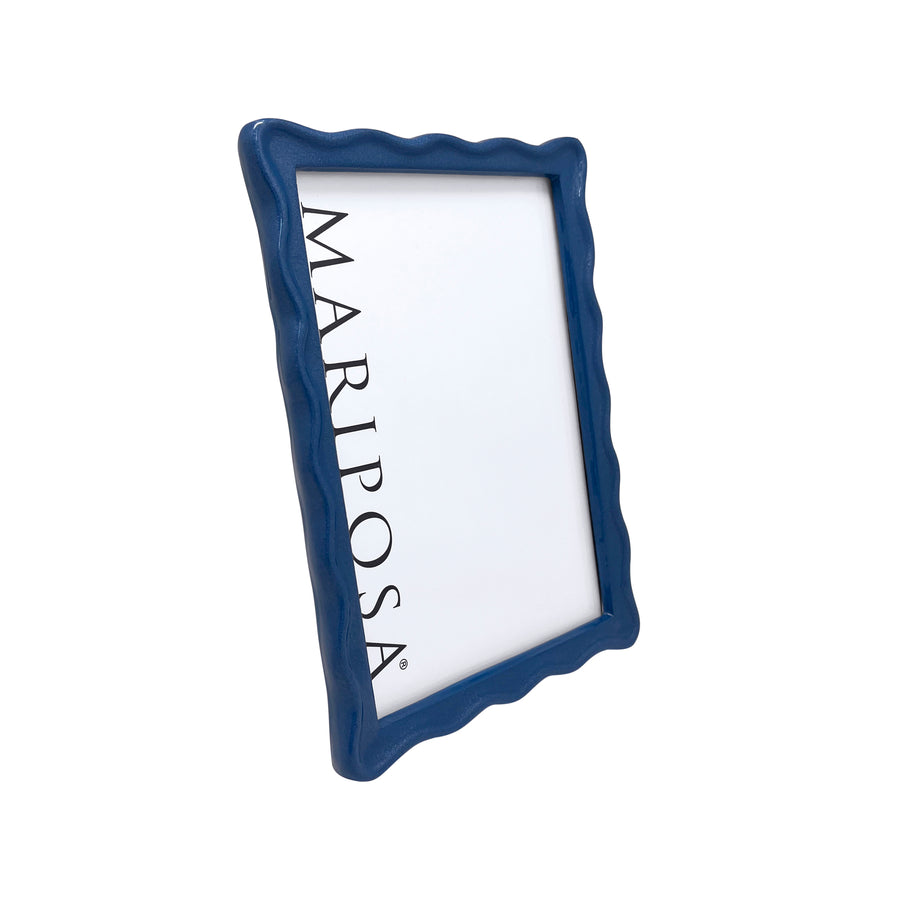 Wavy Blue 5x7 Frame