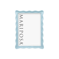 Wavy Dusty Blue 5x7 Frame