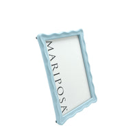Wavy Dusty Blue 5x7 Frame