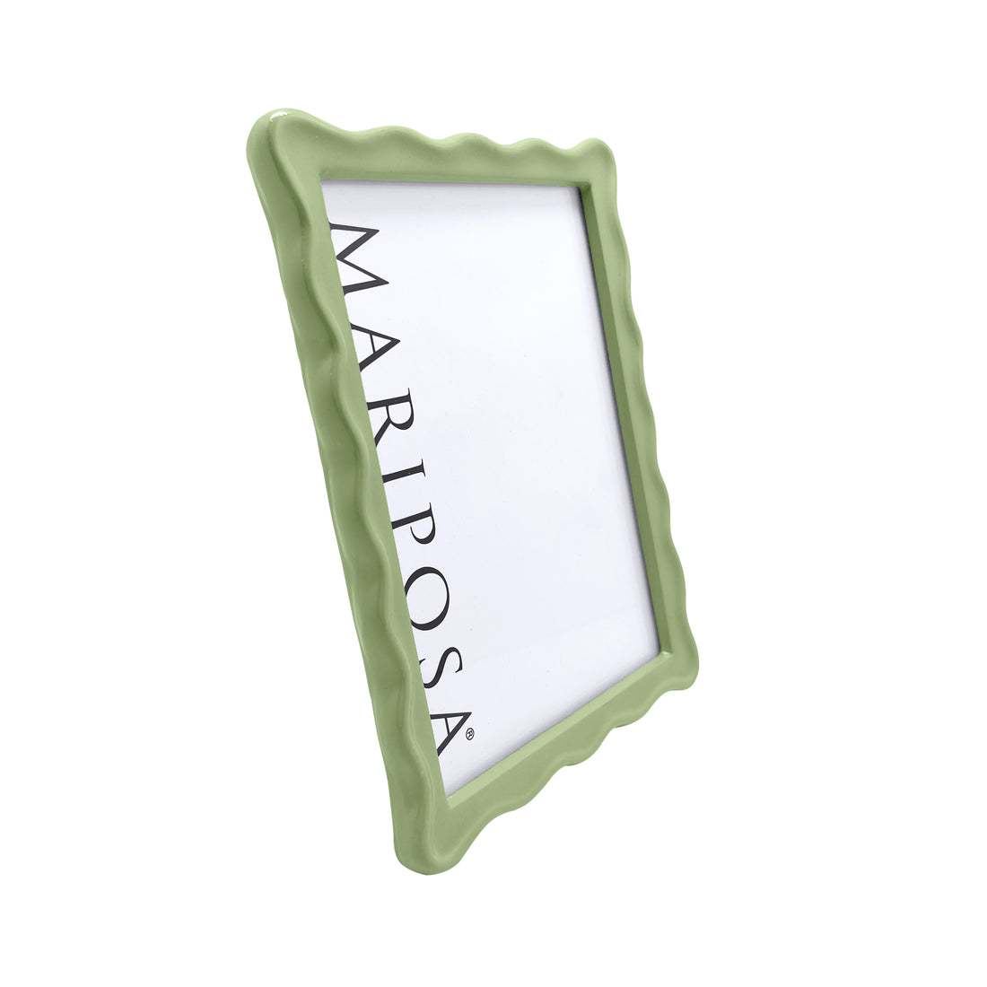 Cadre vert ondulé 5x7