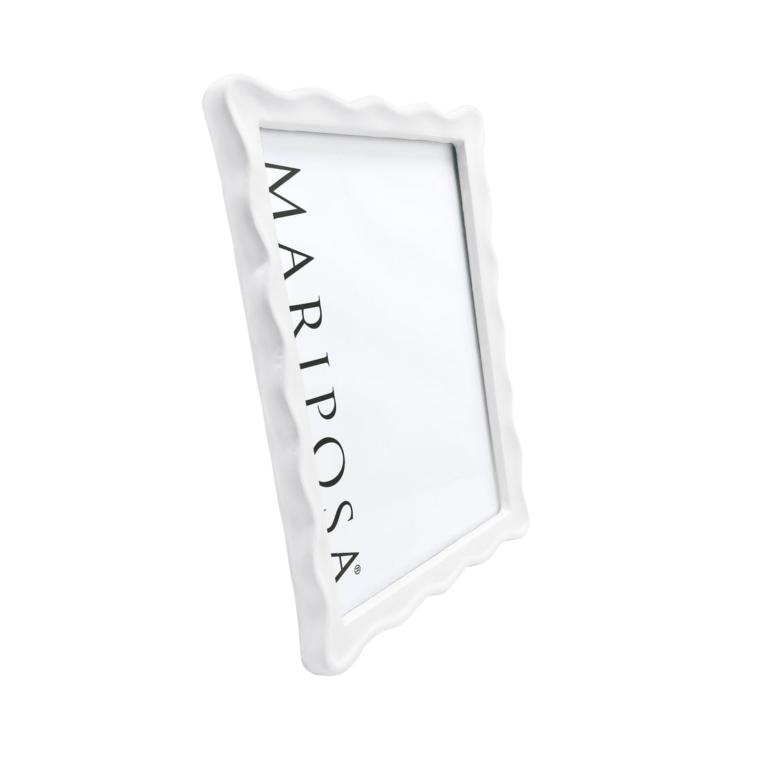 Wavy White 5x7 Frame