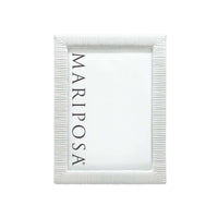 Woven White 5x7 Frame