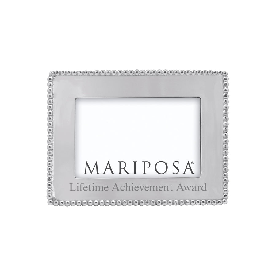 Beaded 4x6 Engravable Frame