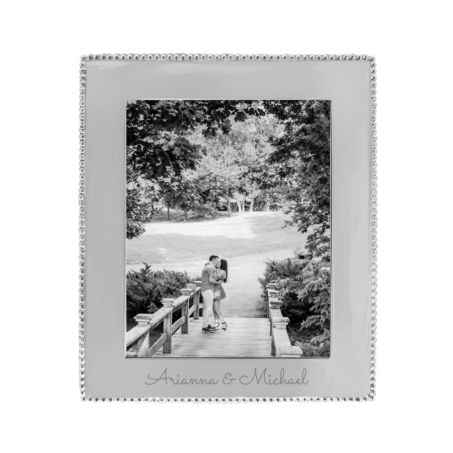 Beaded 8x10 Engravable Frame