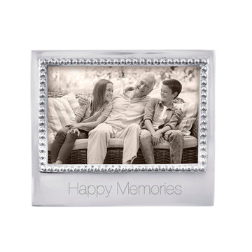 Happy Memories Beaded 4x6 Frame