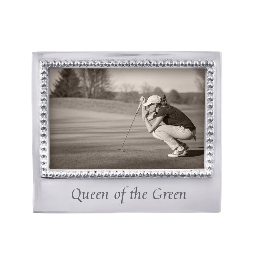 Queen of The Green Beaded 4x6 Frame-Statement Frame | Mariposa
