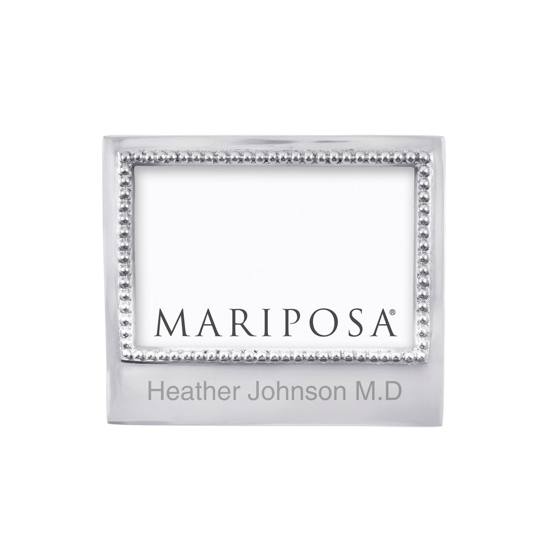 Beaded 4x6 Statement Frame - ENGRAVE!