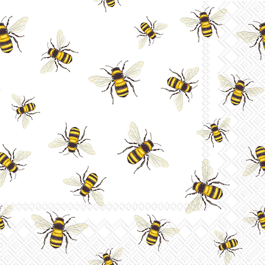 Save The Bees Cocktail Napkin By Boston International- | Mariposa