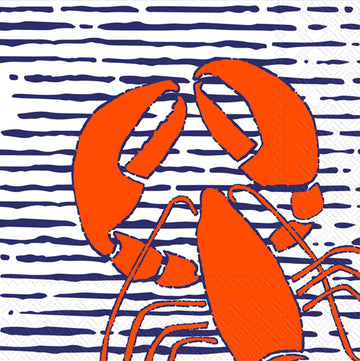 Waterline LobsterCocktail Napkin By Boston International- | Mariposa