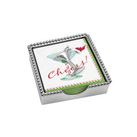 Boîte à serviettes en perles cocktail