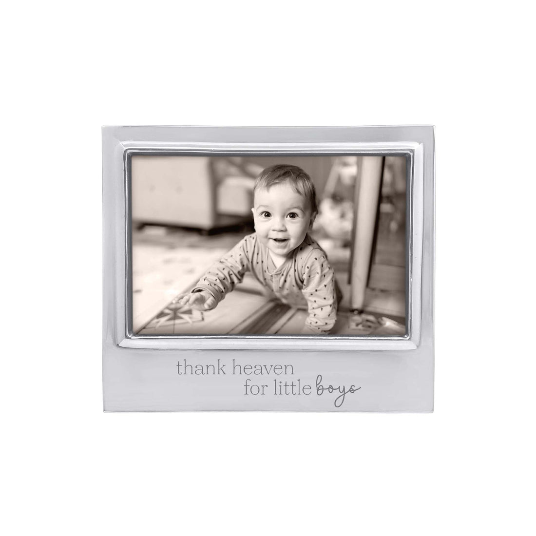 THANK HEAVEN FOR LITTLE BOYS Signature 4x6 Frame