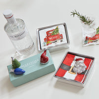 Smiling Santa Napkin Weight- | Mariposa