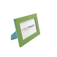 Double Sided Meadow Green and Sky Blue 4x6 Frame