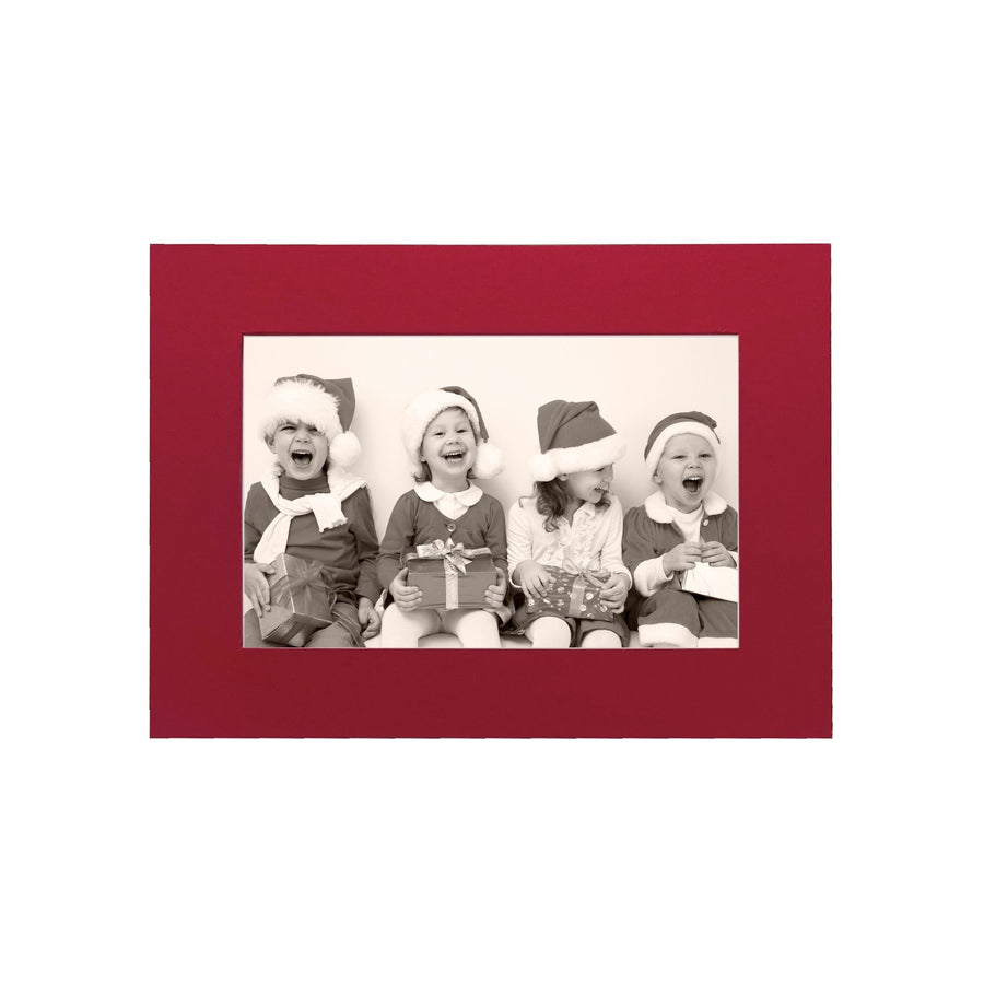 Double Sided Red and Emerald 4x6 Frame