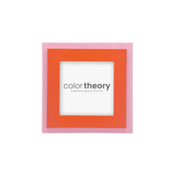 Tiered Tangerine and Pink 4x4 Frame